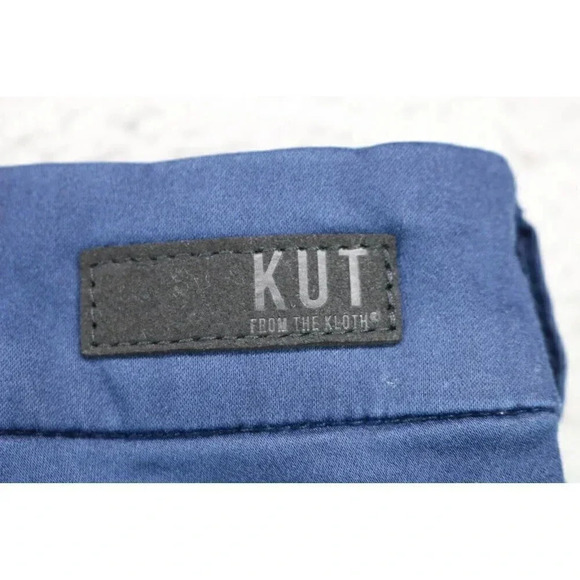 Kut From the Kloth Joanna Ankle Trouser-Slim Straight-Navy-24W-New w/Tags-Pocket - Picture 9 of 16